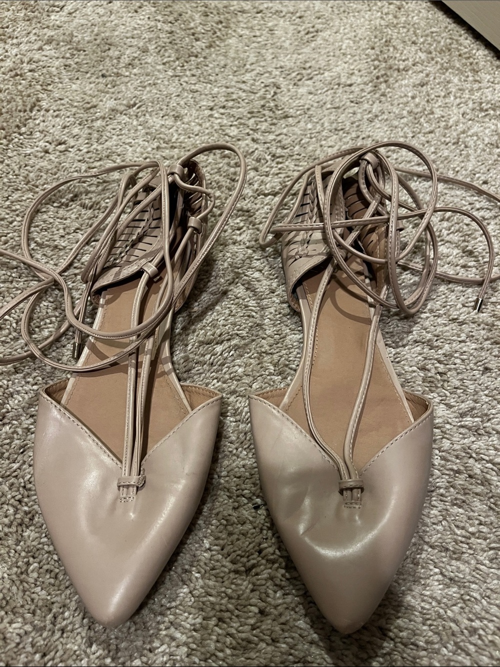 Bongo Lace-Up Flats